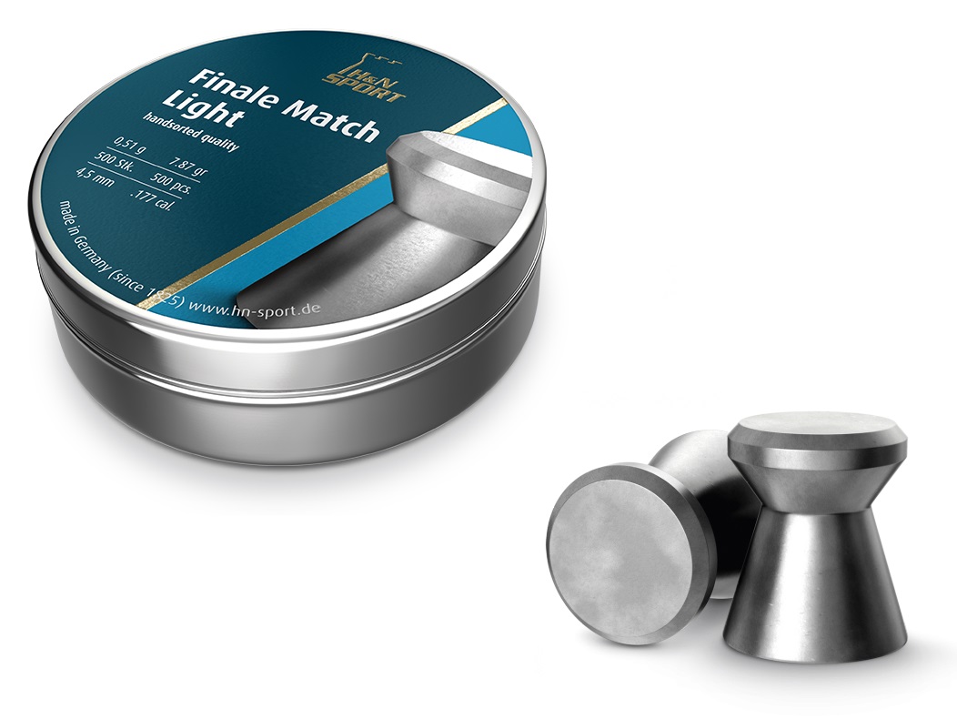 H&N Finale Match Light 4.49mm Airgun Pellets tin of 500